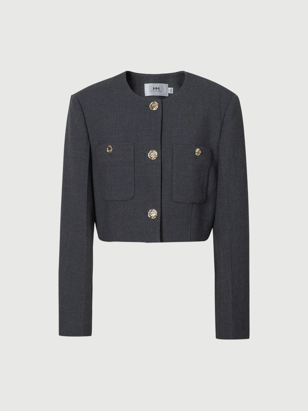 Pure Wool Cropped Jacket