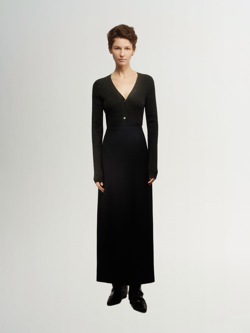 Wool Blend Slim-Fit Cardigan