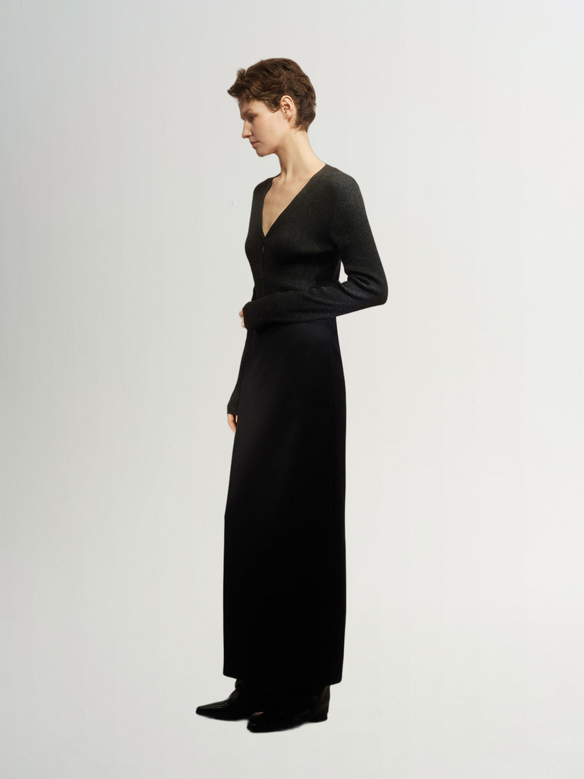 Wool Blend Slim-Fit Cardigan