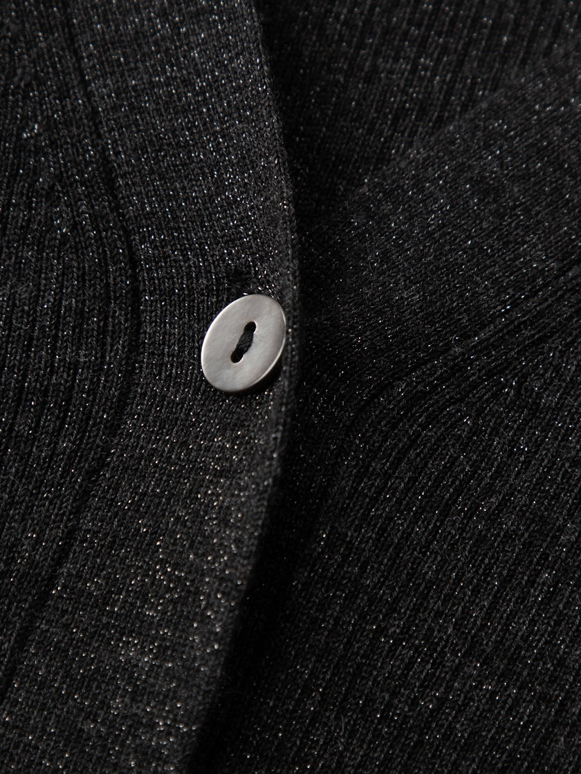 Wool Blend Slim-Fit Cardigan