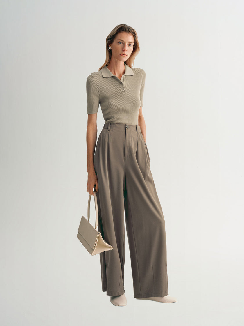 Wide-Leg Trousers