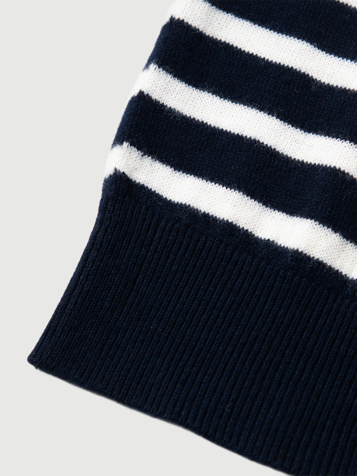 Striped Pure Wool Hoodie Sweater