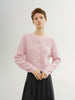 Ribbed Wool Blend Cardigan