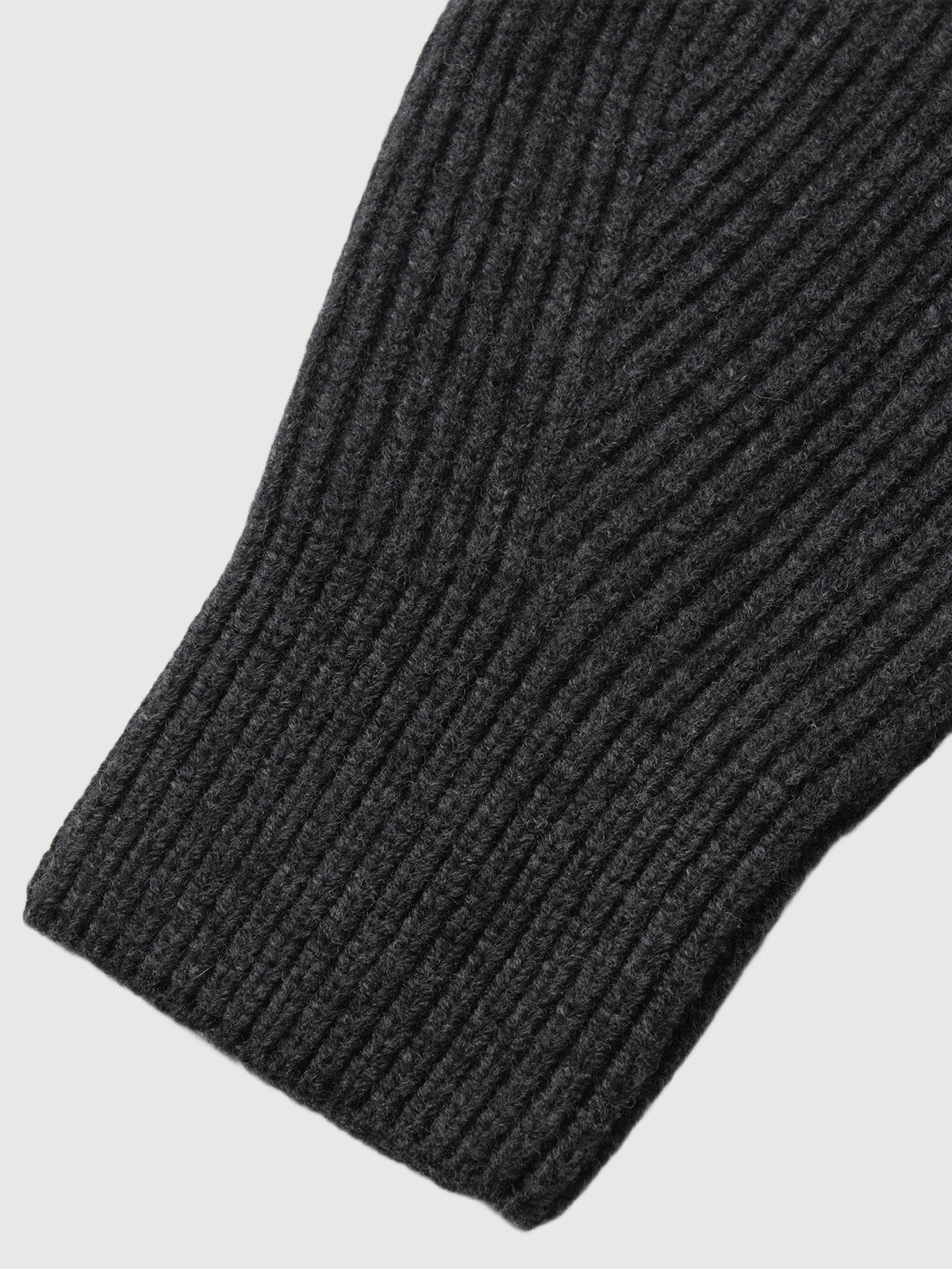 Faux Two-Piece Wool Cardigan