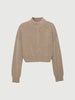 Wool Zip Cardigan