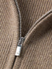 Wool Zip Cardigan