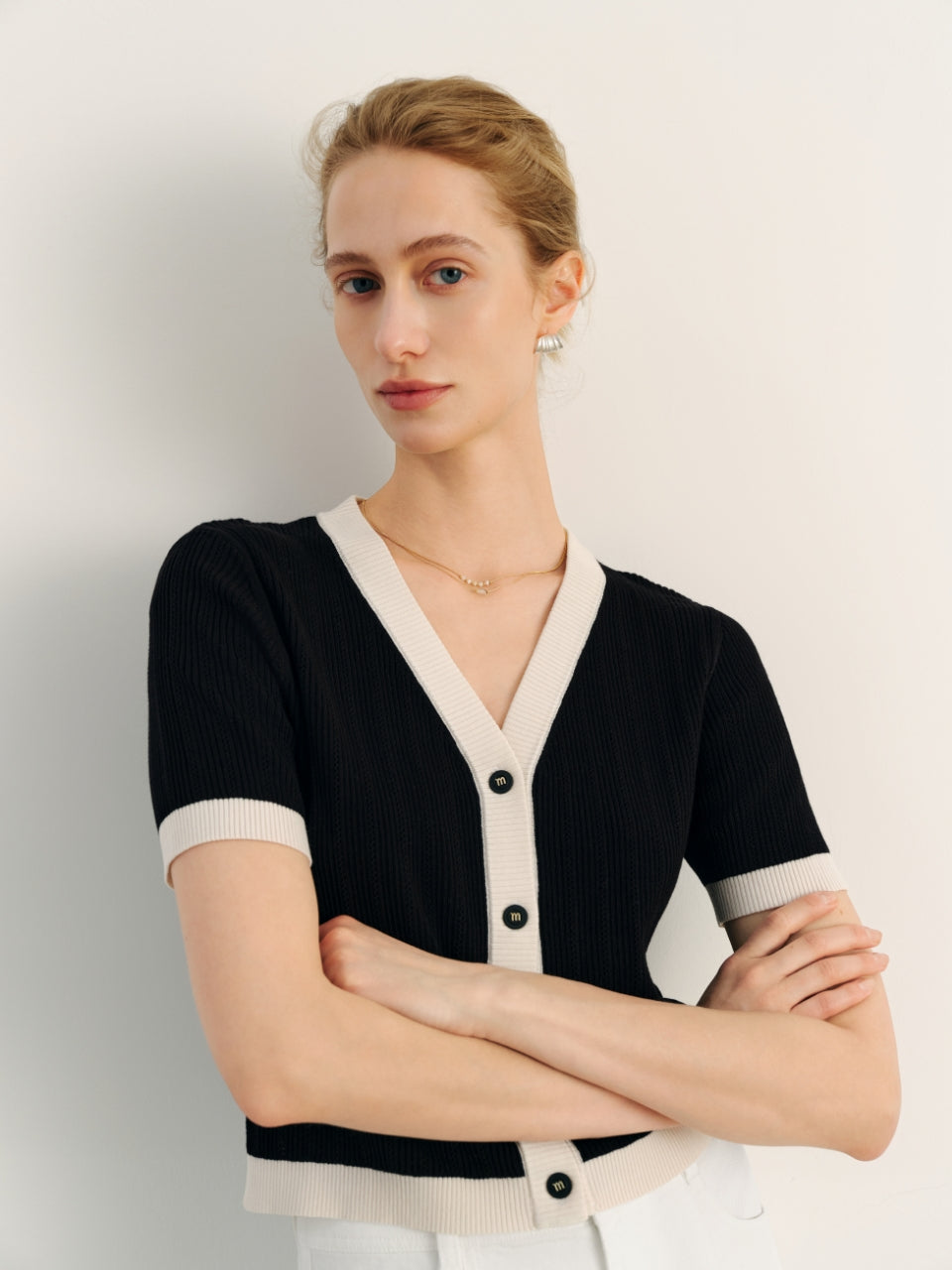 Black and White Cardigan