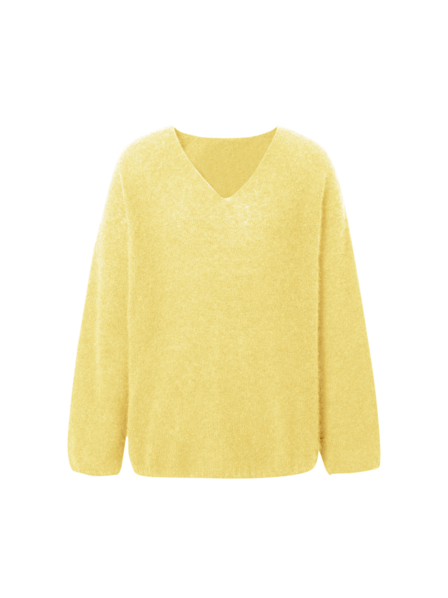 Relaxed V-Neck Raglan Sweater