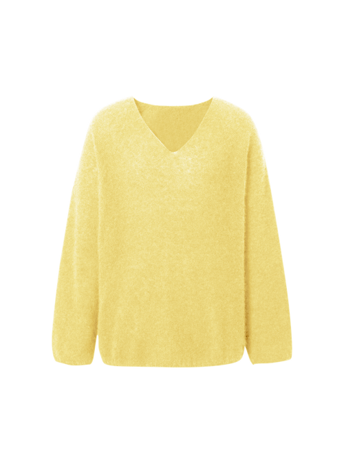 Load image 1 in gallery view. Relaxed V-Neck Raglan Sweater