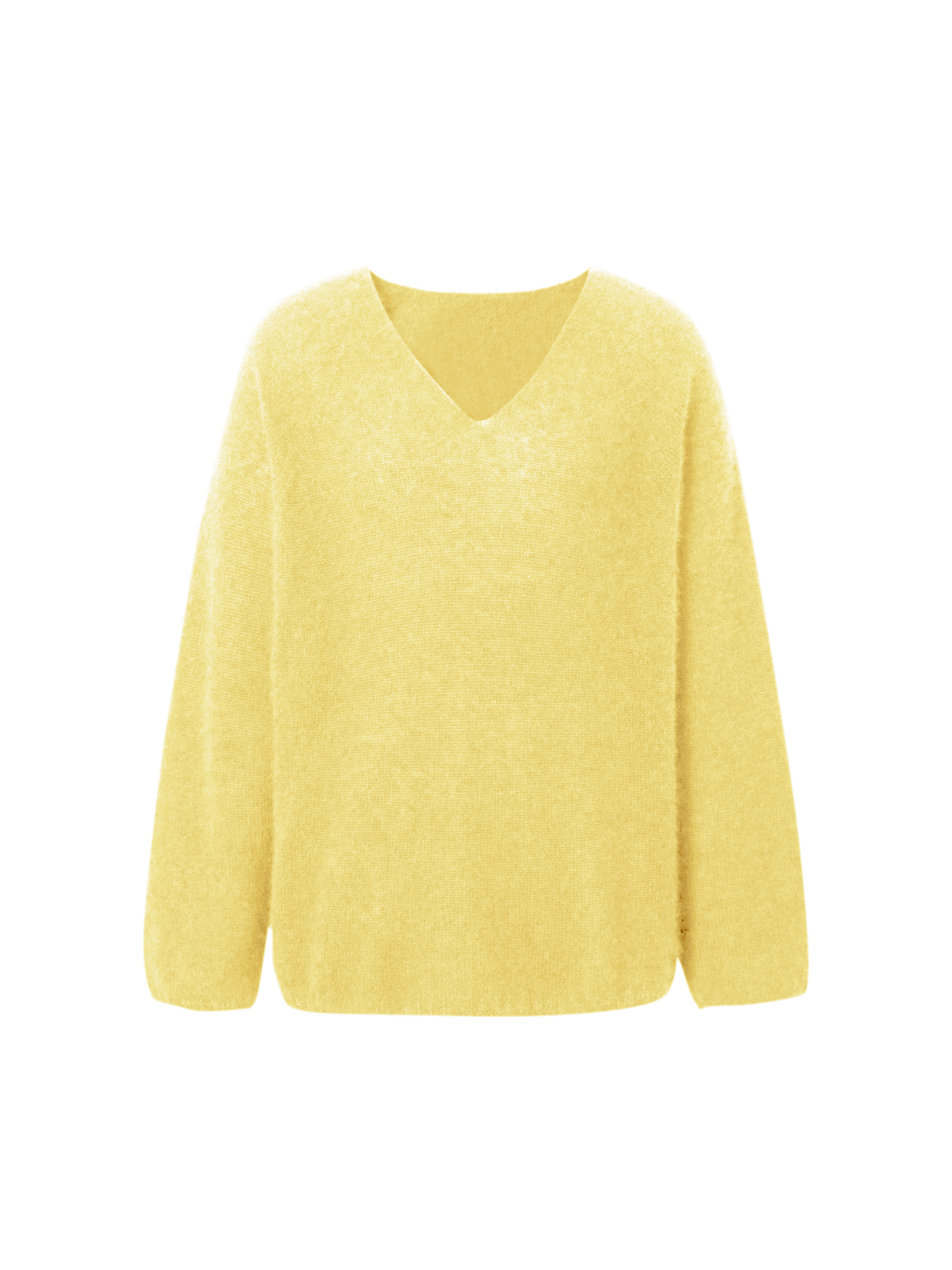 Relaxed V-Neck Raglan Sweater