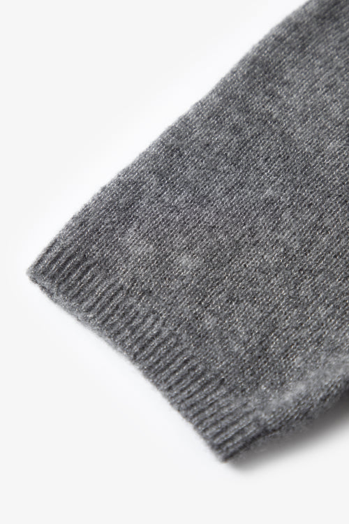 Load image 1 in gallery view. Lightweight Cashmere-Silk Short-Sleeve Sweater