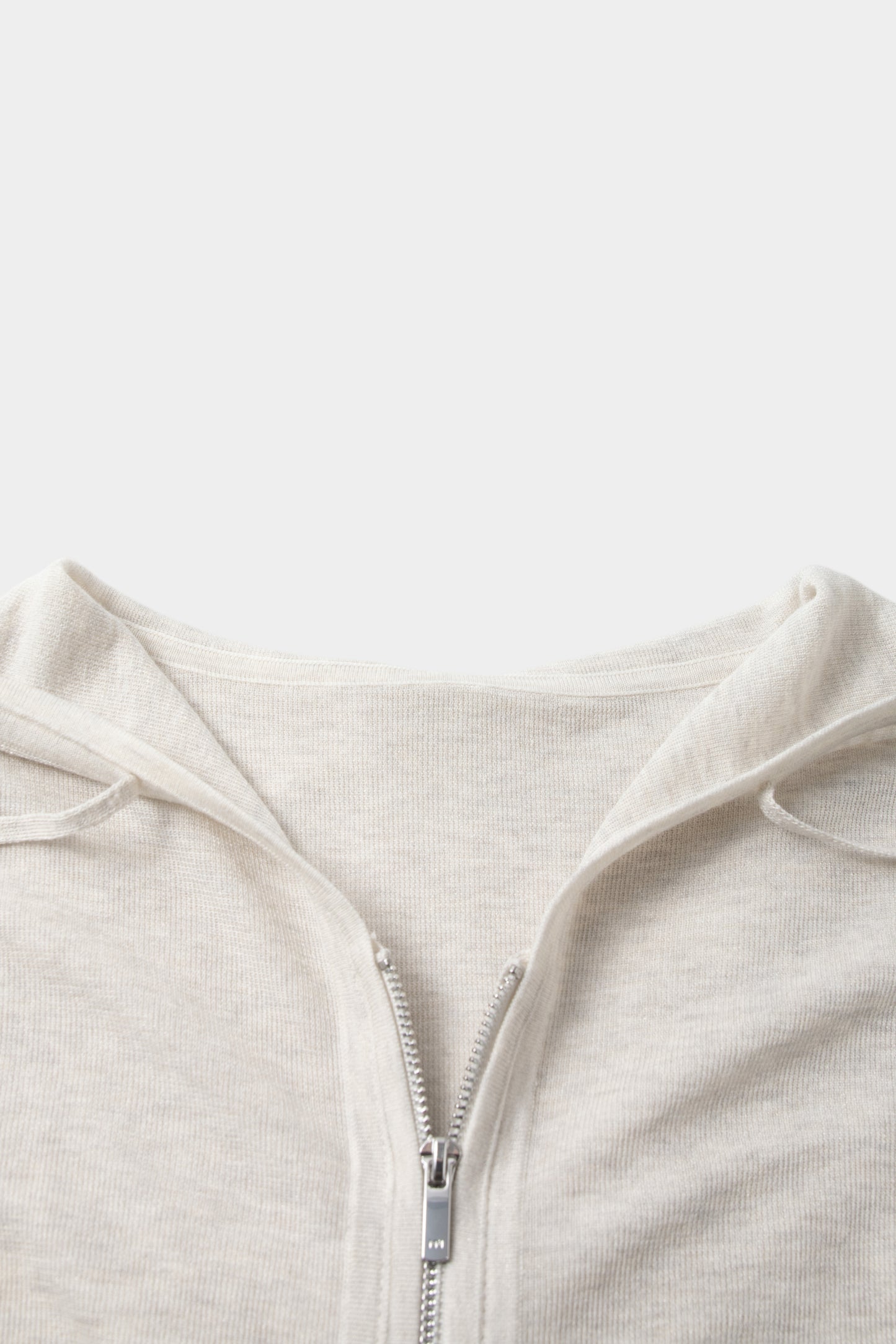 Relaxed Lightweight Zip-Front Hoodie