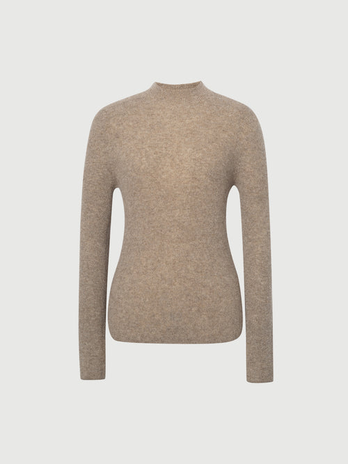 Load image 1 in gallery view. brown sweater on a light gray background