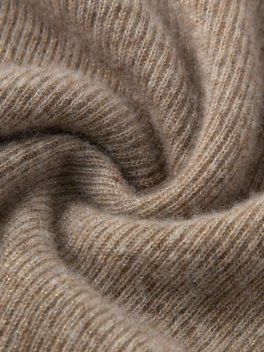 Close-up of brown fabric with a textured pattern