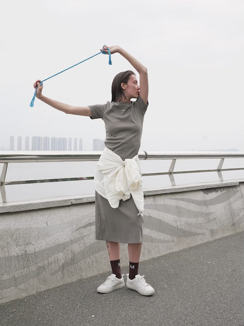 Load image 1 in gallery view. Slim Fit T-Shirt Dress