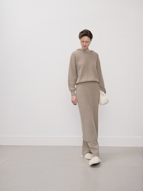 Load image 1 in gallery view. Relaxed Fit Cashmere Hoodie