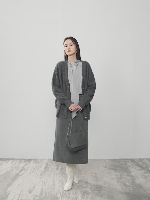 Load image 1 in gallery view. Lofty Pure Cashmere Cardigan