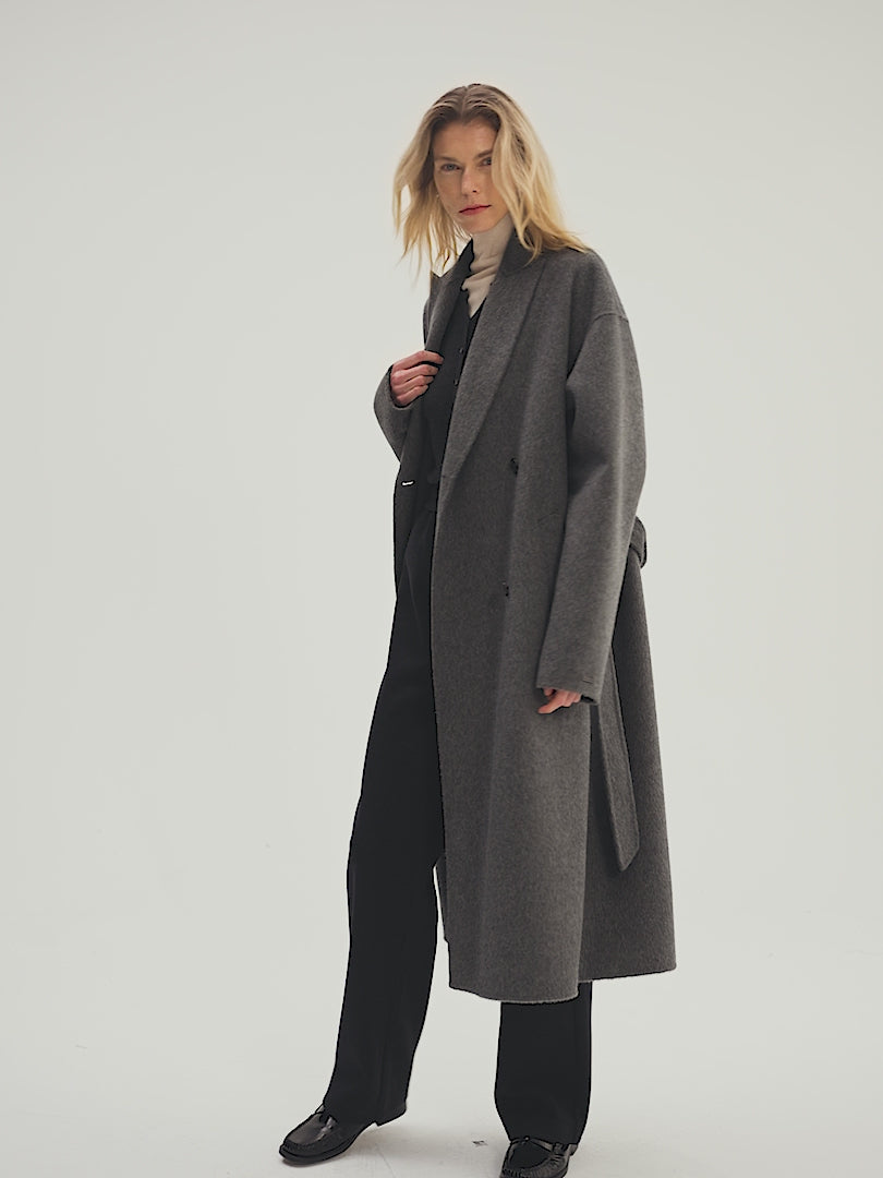 ジャケット・アウター coor Virgin Wool Alpaca Peak Lapel Coat Women's Peak Lapel Wool Alpaca Coat – MEILLEUR MOMENT OFFICIAL