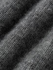 Close-up of the soft texture of a Silk-Cashmere Cardigan showcasing cozy fibers.