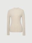 Beige sweater on a light gray background