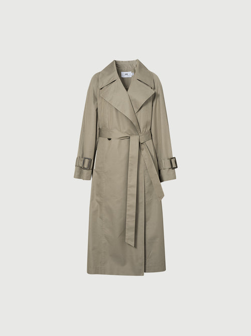 Load image 1 in gallery view. Belted Trench Coat