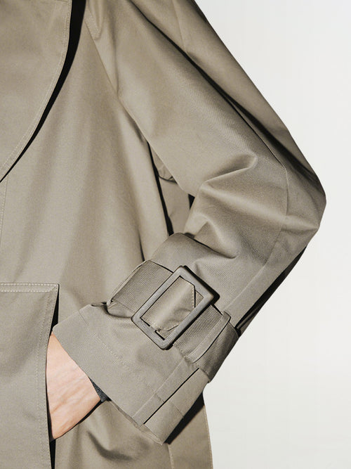 Load image 1 in gallery view. Belted Trench Coat